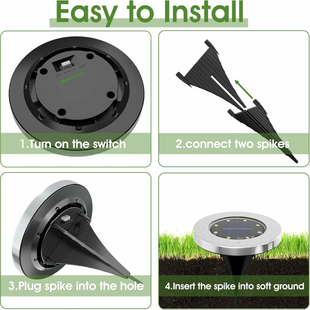 INCX Solar Lights for Outside